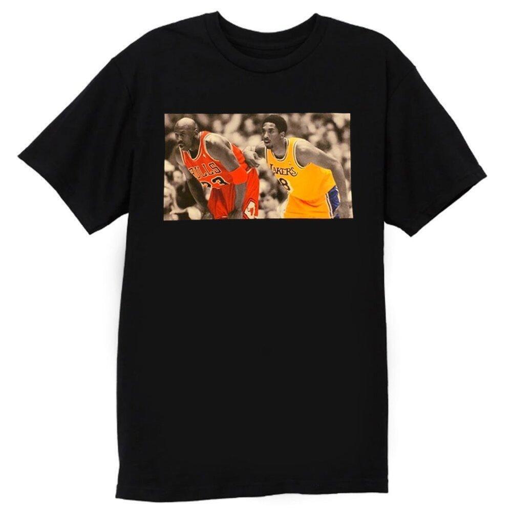 Kobe Bryant Michael Jordan Memorial Basketball Legends Tribute Graphic Shirt